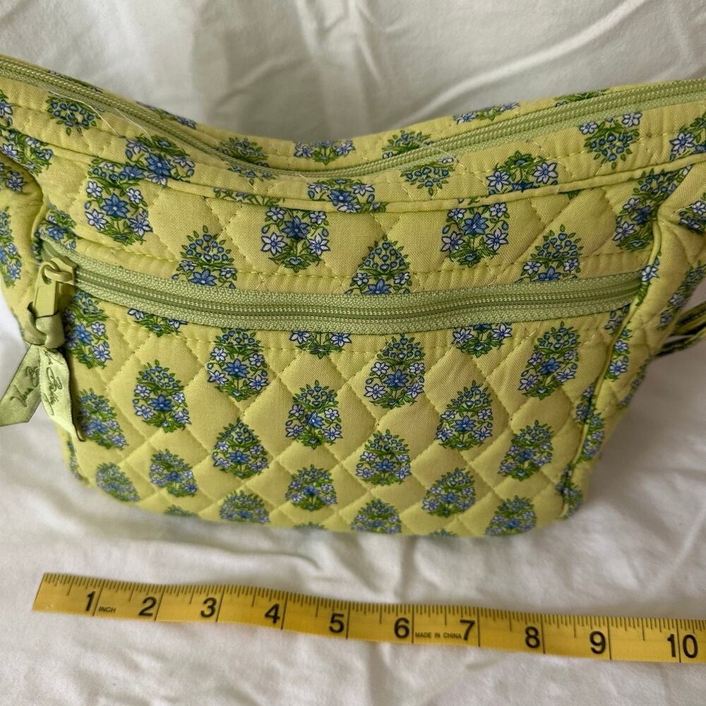 Vera Bradley Yellow Floral Paisley Handbag - Excellent!